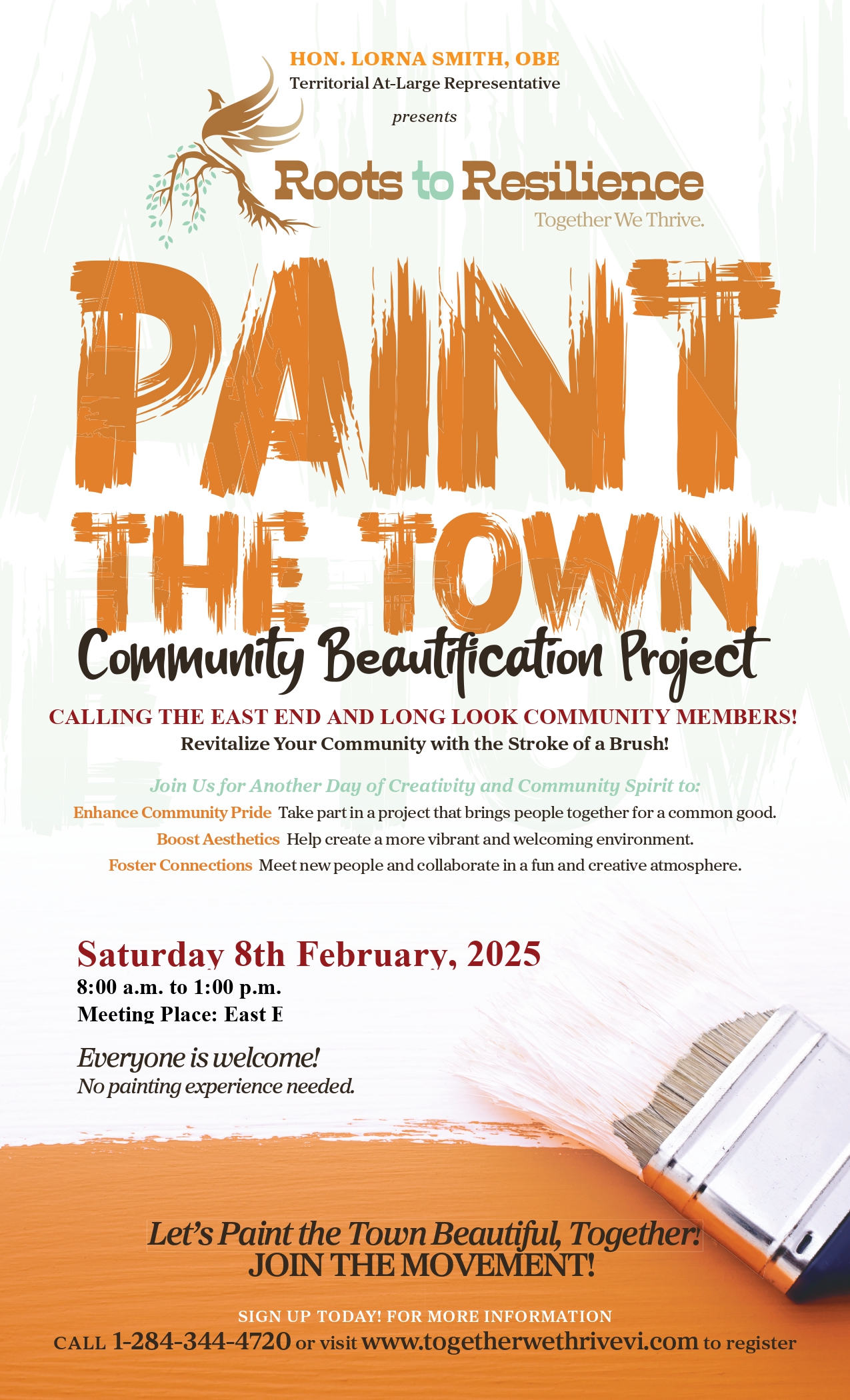 Paint the Town Flyer 8th Feb